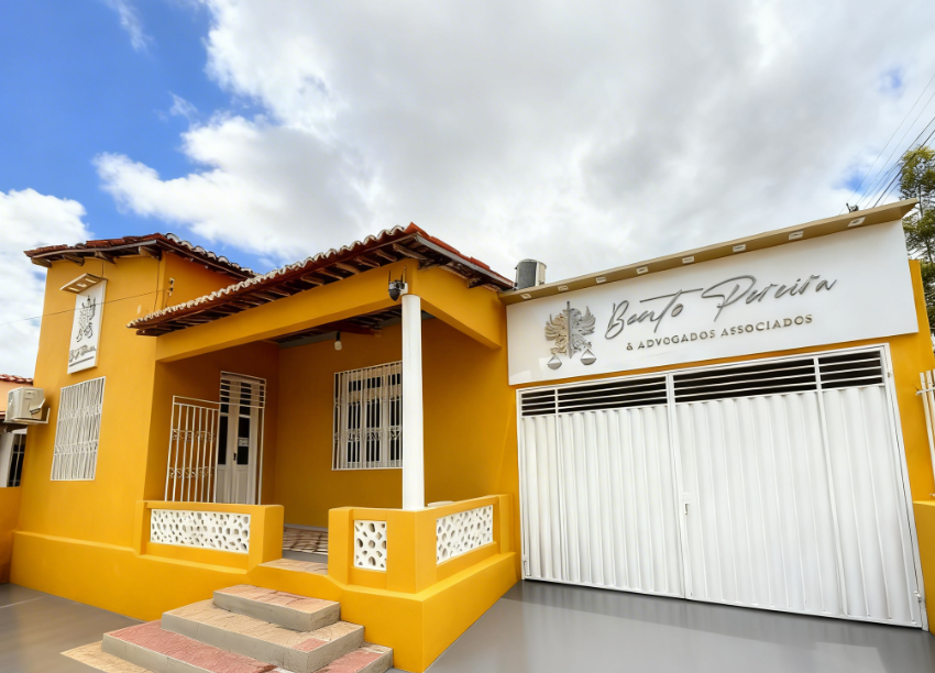 Fachada do Escritório Bento Pereira Advocacia em Cajazeiras/PB